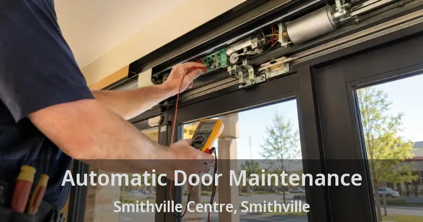 Automatic Door Maintenance Smithville Centre, Smithville - ON