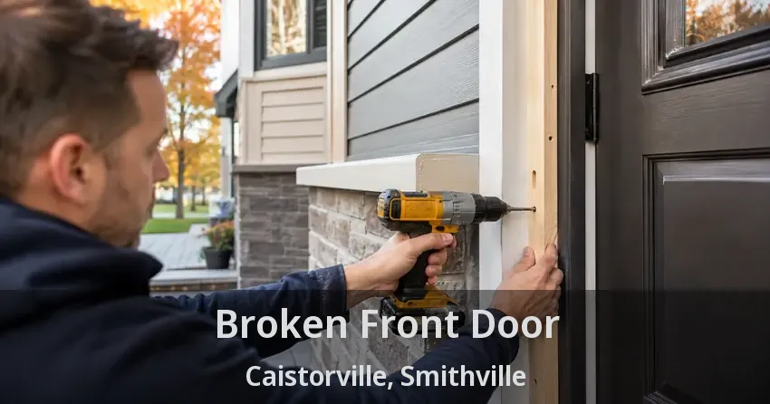 Broken Front Door Caistorville, Smithville - ON