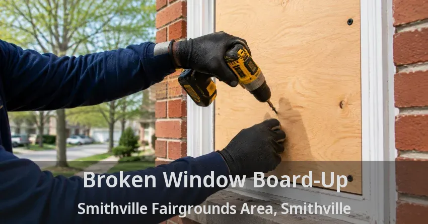 Broken Window Board-Up Smithville Fairgrounds Area, Smithville - ON