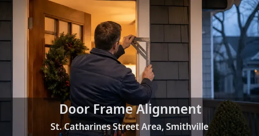 Door Frame Alignment St. Catharines Street Area, Smithville - ON