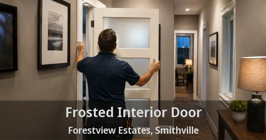 Frosted Interior Door Forestview Estates, Smithville - ON