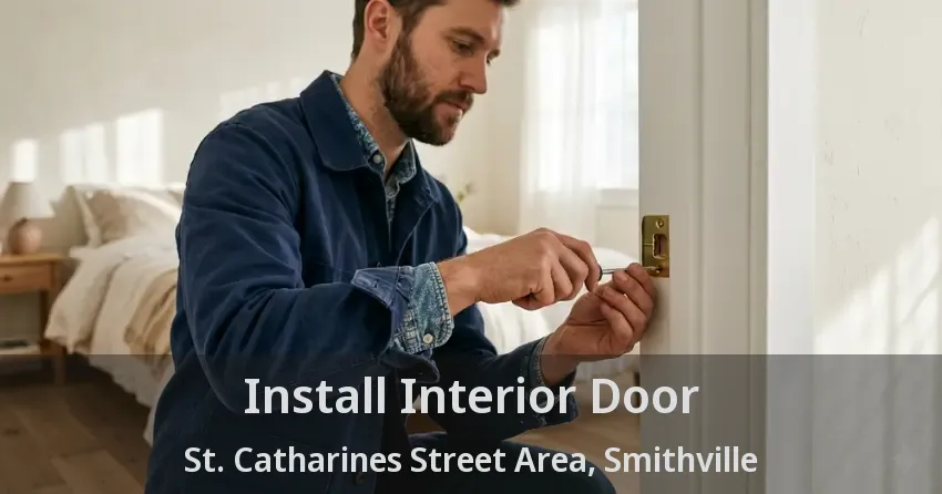 Install Interior Door St. Catharines Street Area, Smithville - ON