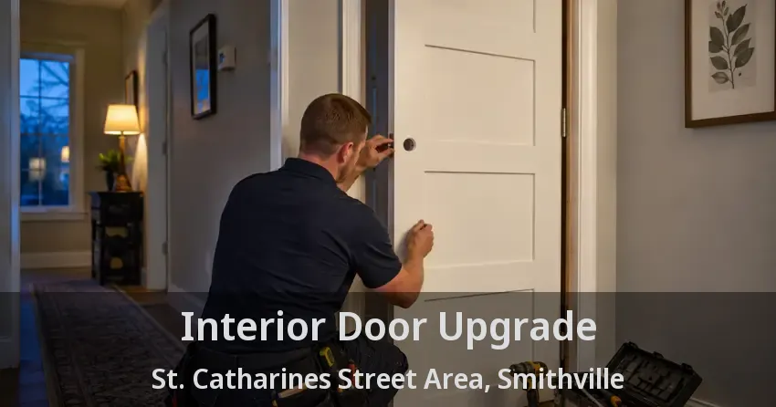 Interior Door Upgrade St. Catharines Street Area, Smithville - ON
