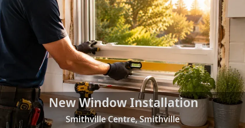 New Window Installation Smithville Centre, Smithville - ON