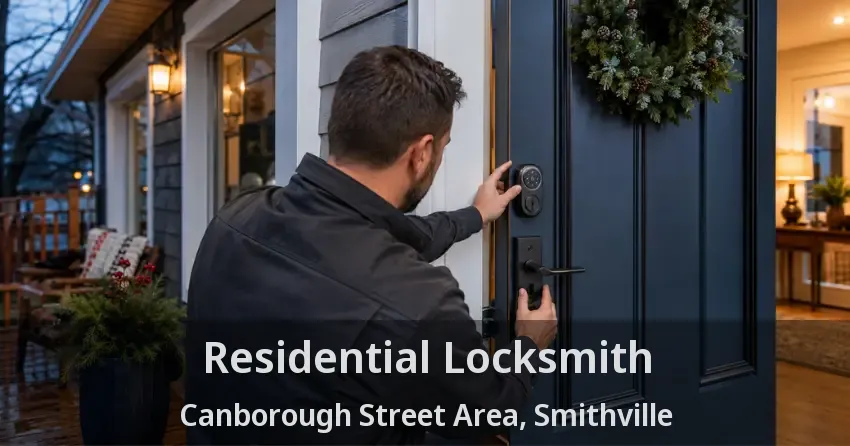 Residential Locksmith Canborough Street Area, Smithville - ON