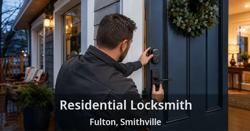 Residential Locksmith Fulton, Smithville - ON