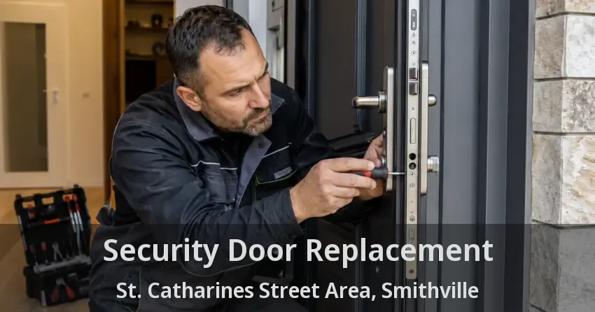 Security Door Replacement St. Catharines Street Area, Smithville - ON