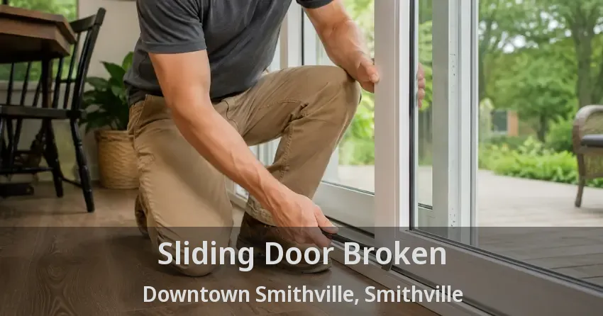 Sliding Door Broken Downtown Smithville, Smithville - ON