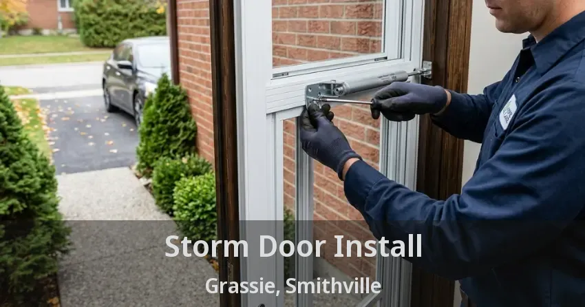 Storm Door Install Grassie, Smithville - ON