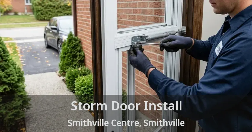 Storm Door Install Smithville Centre, Smithville - ON