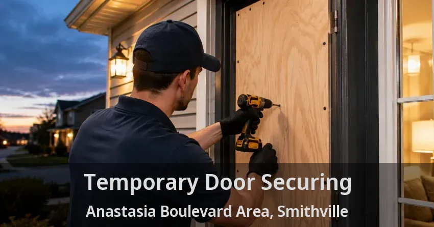 Temporary Door Securing Anastasia Boulevard Area, Smithville - ON