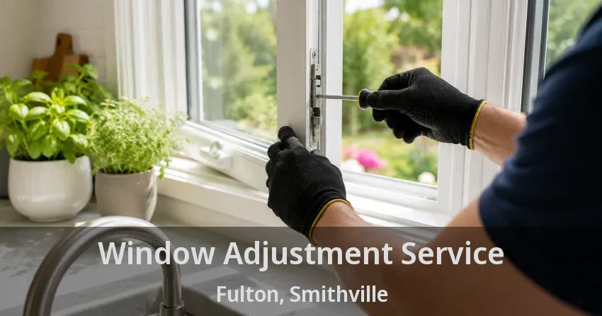Window Adjustment Service Fulton, Smithville - ON