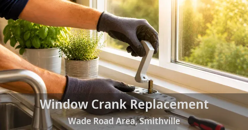 Window Crank Replacement Wade Road Area, Smithville - ON