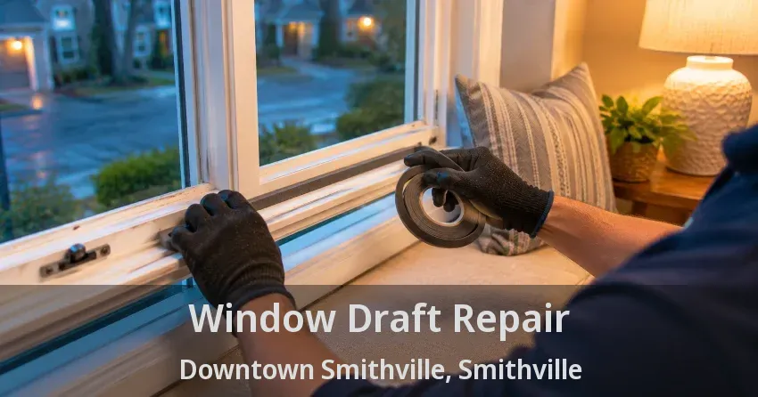 Window Draft Repair Downtown Smithville, Smithville - ON