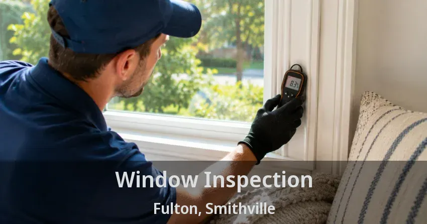 Window Inspection Fulton, Smithville - ON