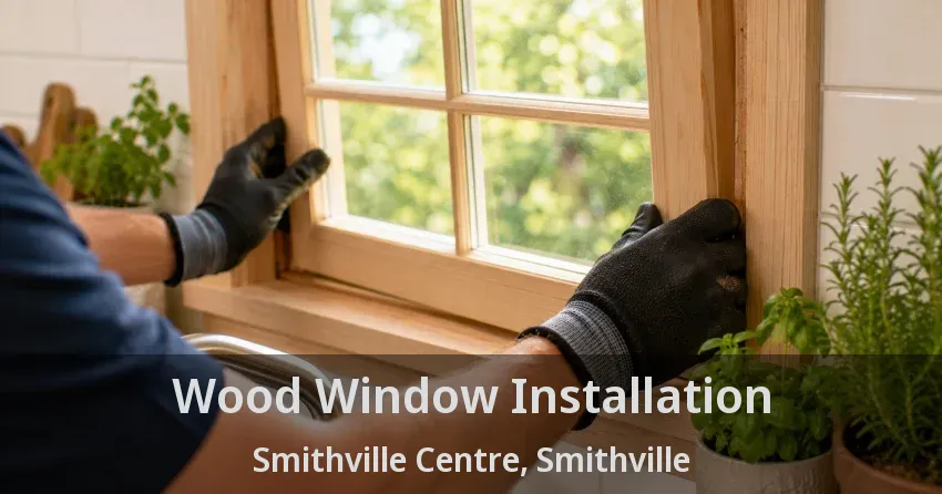 Wood Window Installation Smithville Centre, Smithville - ON