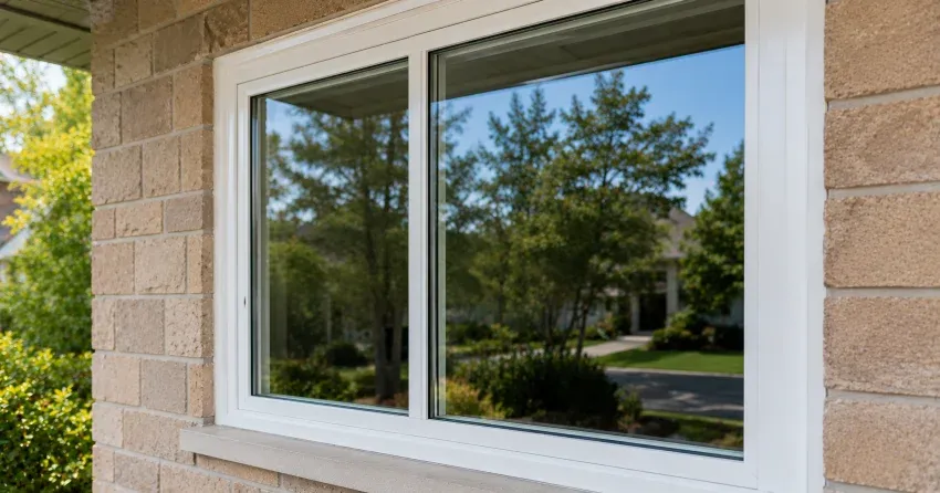 technician installing new insulated glass unit in window frame in Fulton, Smithville