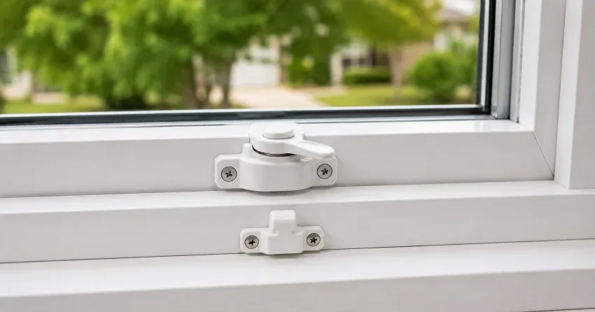 technician installing new window latch hardware in Smithville