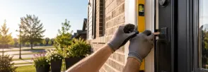 Misaligned Door Repair Canborough Street Area, Smithville