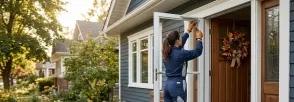 Storm Door Install Bismark, Smithville