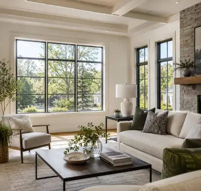 Completed interior project by Windows & Doors Smithville